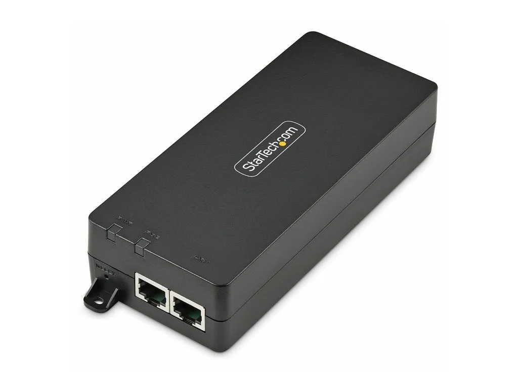 StarTech.com 1-Port 10Gbps PoE   Injector, 90W, PoE   (802.3af/at/bt) - PoE injector (wall mountable) - unmanaged inline - AC AF41XC-POE-INJECTOR