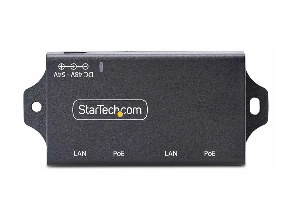 StarTech.com 2-Port Gigabit PoE  Injector, PoE/PoE  (802.3af/802.3at) 30W - PoE injector - unmanaged inline - DC 48 - 52 V - AF221C-POE-INJECTOR