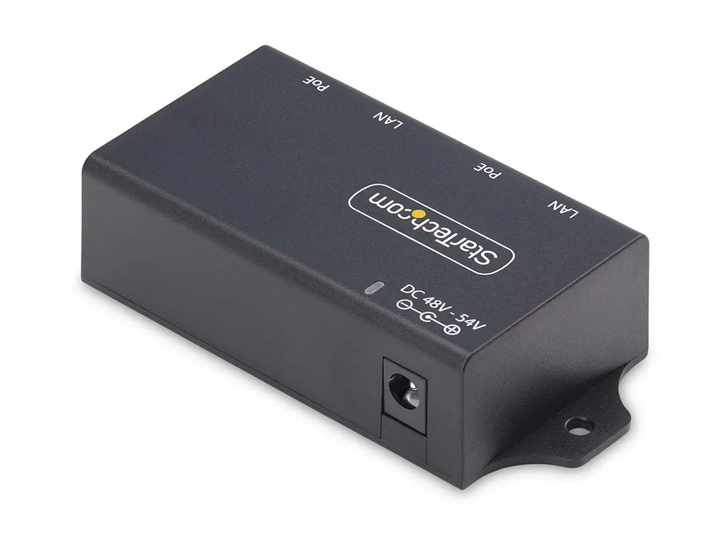 StarTech.com 2-Port Gigabit PoE  Injector, PoE/PoE  (802.3af/802.3at) 30W - PoE injector - unmanaged inline - DC 48 - 52 V - AF221C-POE-INJECTOR