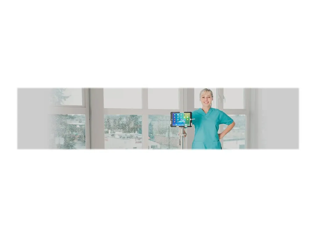 Tryten NOVA 1 - Cart (charge only) - for tablet - lockable - medical - steel, anodized aluminum - silver T2516