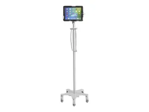 Tryten NOVA 1 - Cart (charge only) - for tablet - lockable - medical - steel, anodized aluminum - silver T2516