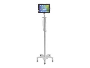 Tryten NOVA 1 - Mounting kit (handle, pole, cart base, holder, enclosure) - for tablet - lockable - medical - steel, anodized T2515