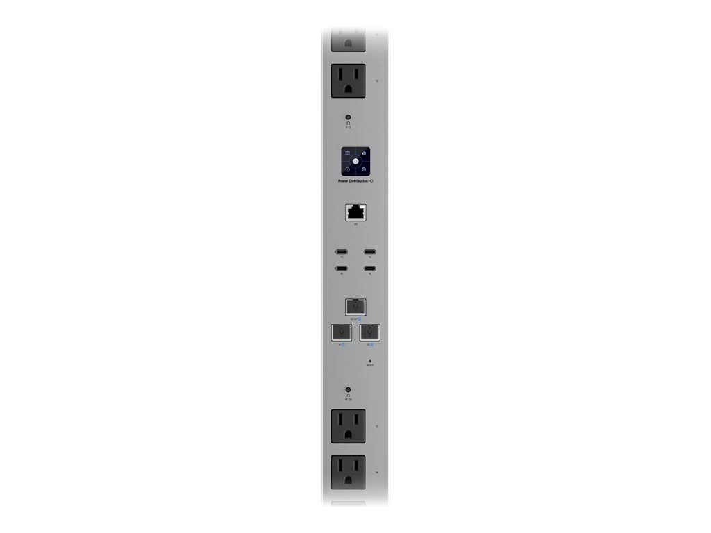 Ubiquiti Hi-Density USP-PDU-HD - Power distribution strip (rack-mountable) - AC 100 -125 V - 3750 Watt - input: NEMA L5-30P - USP-PDU-HD-SS