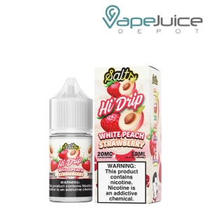 White Peach Strawberry Hi Drip Salts 30ml